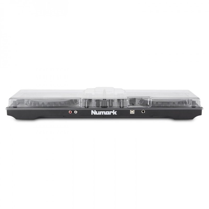 Decksaver Numark Platinum FX and Pro FX DJ controller cover, Light Edition, showing clear plastic protective design for DJ equipment.