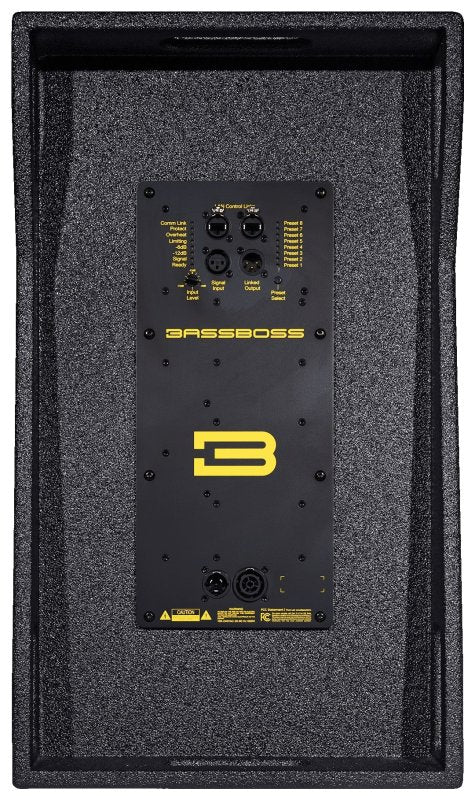 BASSBOSS DV12-MK3 3200W Powered 12" 2-Way Loudspeaker