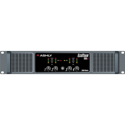Ashly ECOTOUR-500.4 High-Efficiency 4-Channel 2000W Touring Amplifier