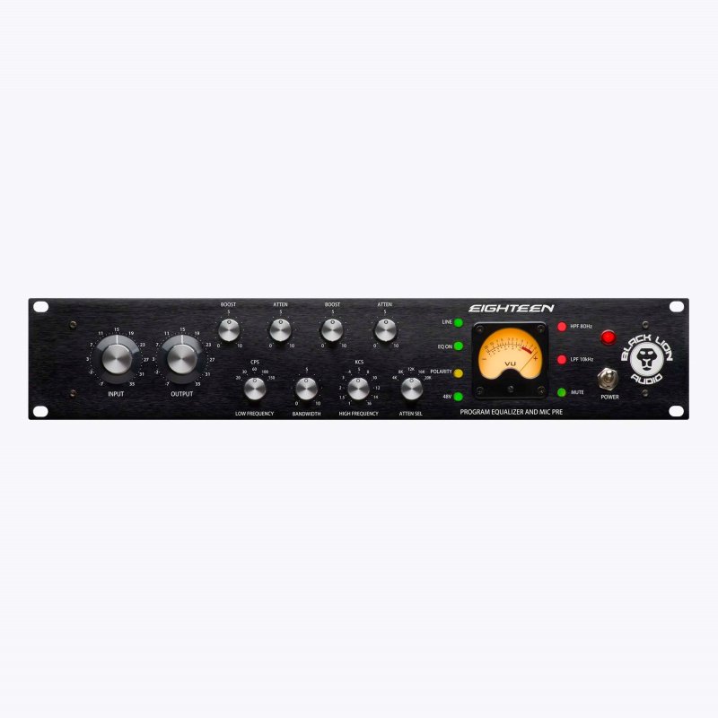 Black Lion Audio Eighteen 1-Channel Channel Strip with Input / Output CineMag Transformers