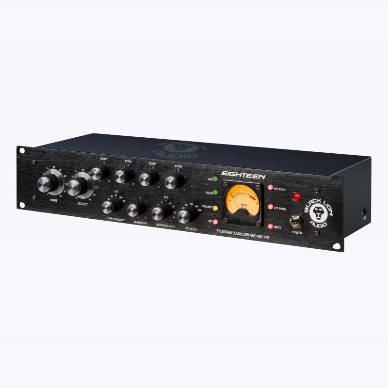 Black Lion Audio Eighteen 1-Channel Channel Strip with Input / Output CineMag Transformers 