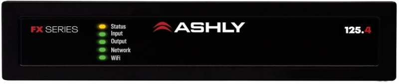 Ashly FX-125.4 FX Series 500W 4 Channel 1/2RU Compact Class D Multi Mode Power Amplifier 