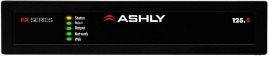 Ashly FX-125.4 FX Series 500W 4 Channel 1/2RU Compact Class D Multi Mode Power Amplifier