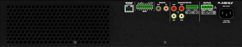 Ashly FX-500.2 FX Series 1000W 2 Channel 2RU Compact Class D Multi Mode Power Amplifier