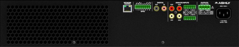 Ashly FX-500.4 FX Series 2000W 4 Channel 2RU Compact Class D Multi Mode Power Amplifier