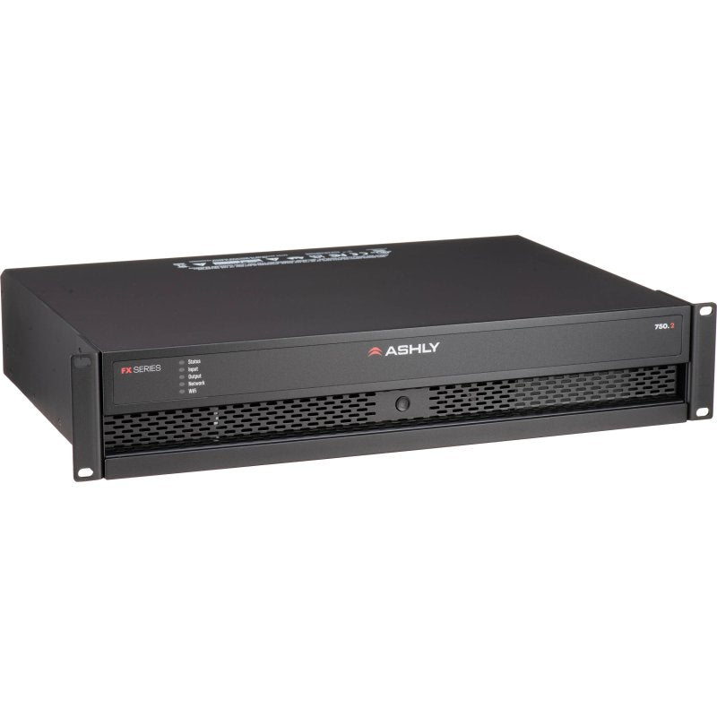Ashly FX-750.2 Multipurpose 2 RU Installation Network Amplifier with DSP