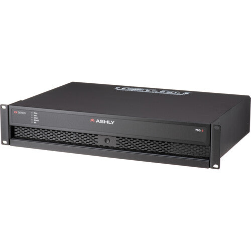 Ashly FX-750.2 Multipurpose 2 RU Installation Network Amplifier with DSP 