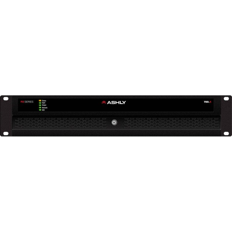 Ashly FX-750.4 Multipurpose 2 RU Installation Network Amplifier with DSP 