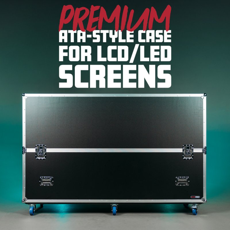 Gator G-EXPO-LED-8086X2 EXPO Series ATA-Style Case for Two 80″-86″LED/LCD Screens