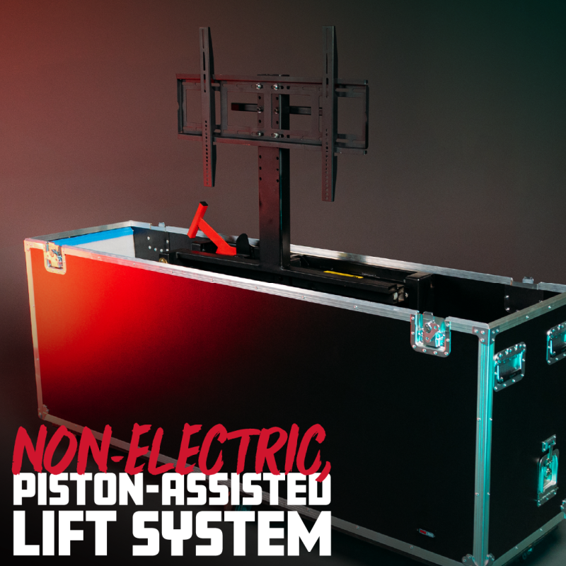 Gator Expo P Series GEXPOPLED75 ATA Case with Piston Lift for /LED Screens in the 75″ Class 