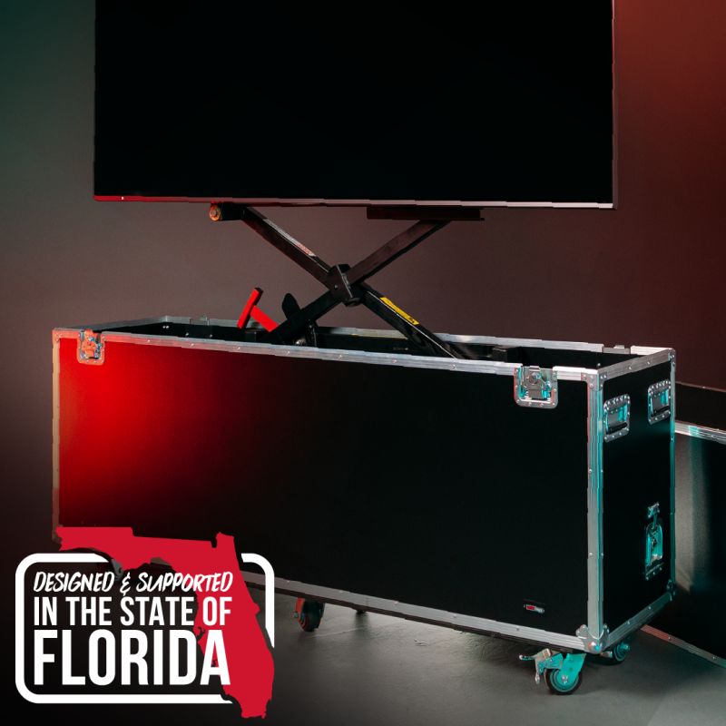 Gator Expo P Series GEXPOPLED75 ATA Case with Piston Lift for /LED Screens in the 75″ Class
