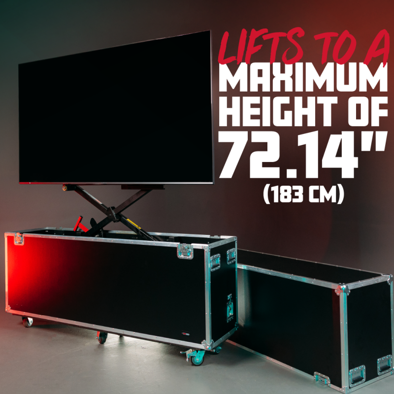 Gator Expo P Series GEXPOPLED75 ATA Case with Piston Lift for /LED Screens in the 75″ Class 