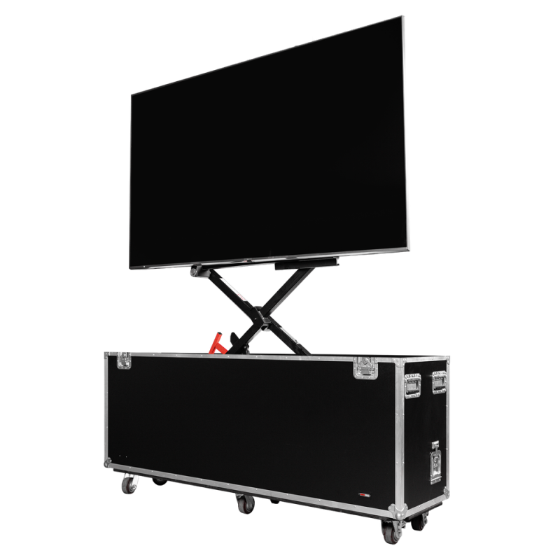 Gator G-EXPOP-LED-86 P Series ATA-Style Case with Piston Assisted Lift for 86″ Class LCD/LED Screens 