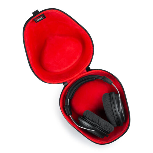 Gator G Headphone Case Molded Case For Folding & Non-Folding Headphones, Black 