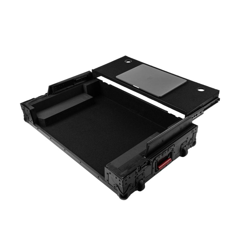 Gator G-ONYXUD-DDJGRV6 ONYX Flight Case with Upper Deck Platform for DDJ-GRV6 Controller Black on Black