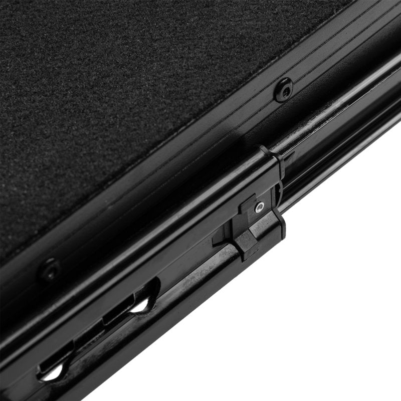 Gator G-ONYXUD-FLX4 ONYX Flight Case with Upper Deck for Pioneer DJ DDJ-FLX4 DJ Controller, Black on Black