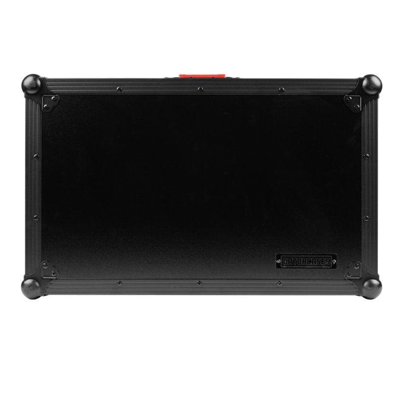 Gator G-ONYXUD-FLX4 ONYX Flight Case with Upper Deck for Pioneer DJ DDJ-FLX4 DJ Controller, Black on Black 