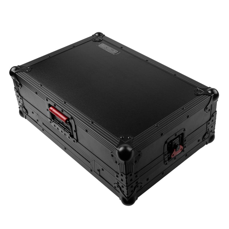 Gator G-ONYXUD-FLX4 ONYX Flight Case with Upper Deck for Pioneer DJ DDJ-FLX4 DJ Controller, Black on Black