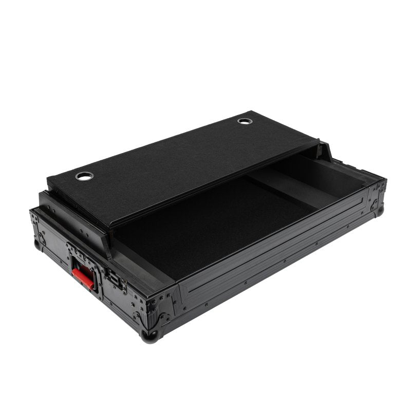 Gator G Onyxud Ranesysone ONYX Flight Case with Upper Deck for Rane System One DJ Controller, Black on Black