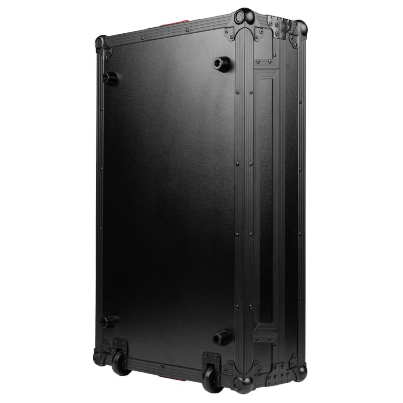 Gator G-ONYXUD-REV7 ONYX Flight Case with Upper Deck Platform for Pioneer DJ DDJ-REV7 DJ Controller, Black on Black 