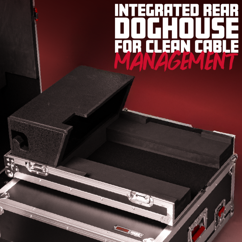 Gator G-TOURQU6-NDH GTOUR Series ATA-Style Road Case for A&H Qu-6 & Qu-6D Dante Mixer 