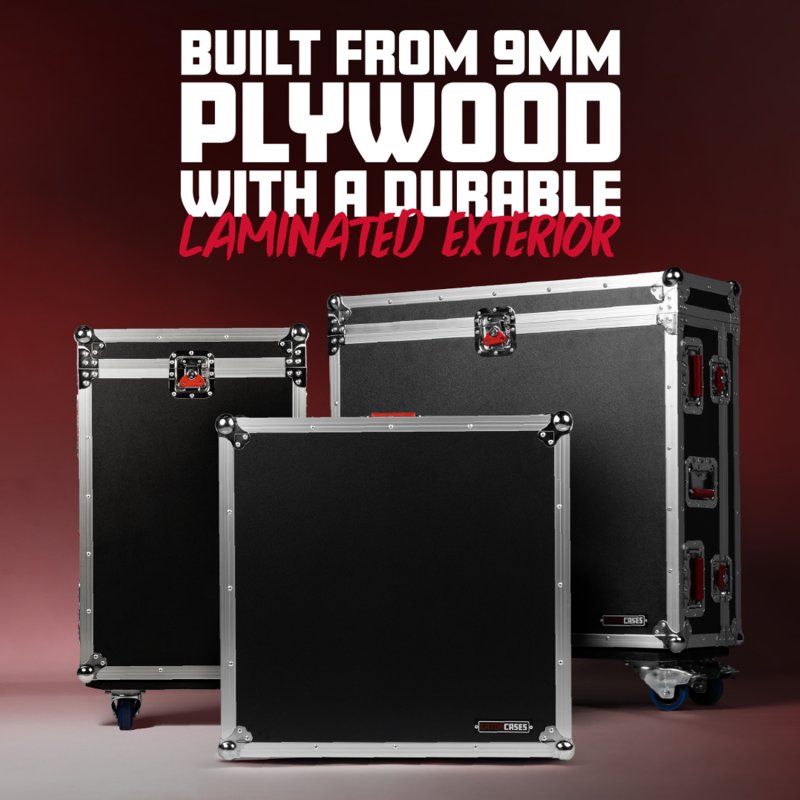 Gator G-TOURQU7 ATA-Style Road Case with Doghouse for A&H Qu-7 &Qu-7D Dante Mixer 