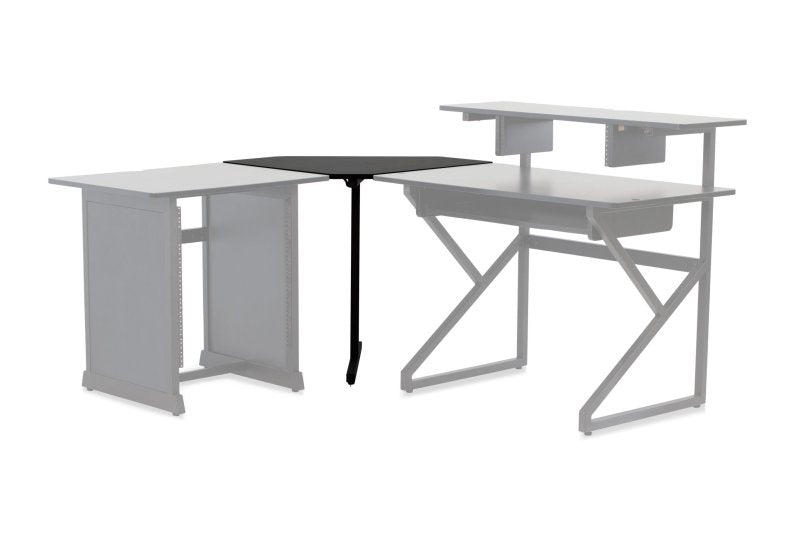 Gator Gfw Desk Crnr Content Furniture Desk Corner Section, Black