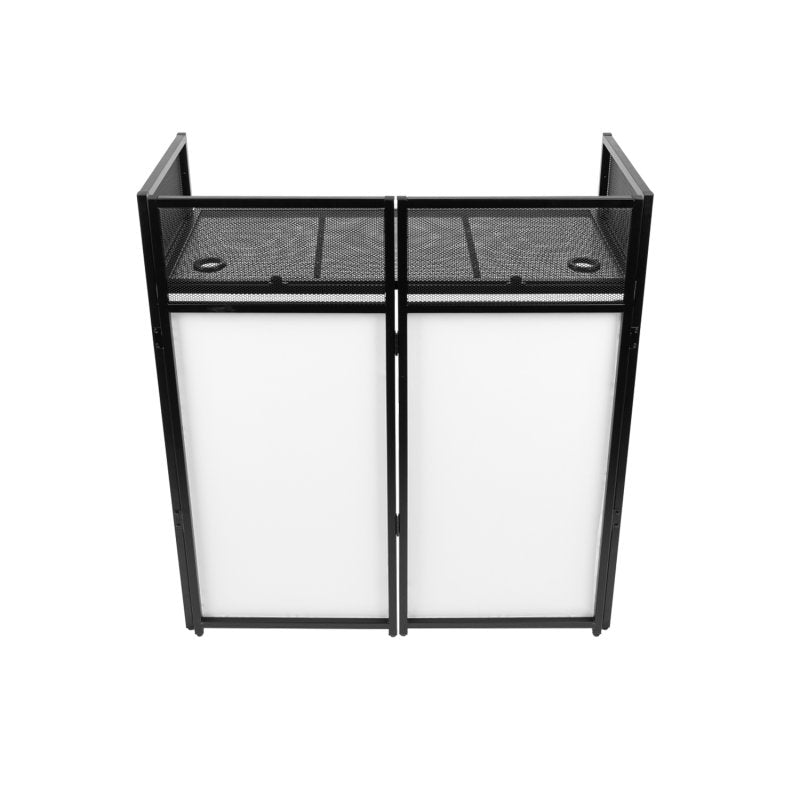 Gator Gfw Djfacade Black Collapsible DJ Facade with Black Scrim, White Scrim, and Carrying Bag