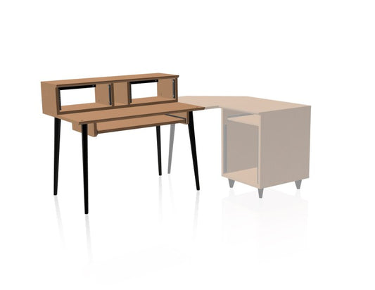 Gator Gfw Elitedesk Mpl Elite Series Furniture Desk, Natural Maple Matte