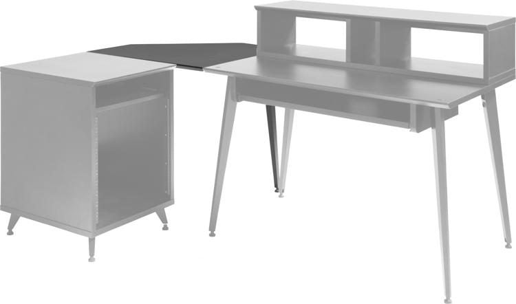 Gator Gfw Elitedeskcrnr Blk Elite Series Furniture Desk Corner Section, Black 