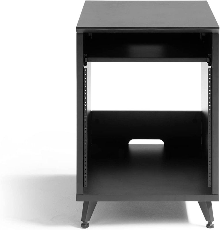 Gator Gfw Elitedeskrk Blk Elite Series Furniture Desk 10U Rack, Black 