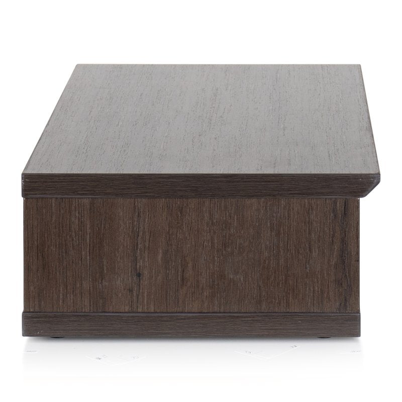 Gator GFW-ELITERK-2U-BRN Elite Series Furniture Desktop 2U Studio Rack, Brown