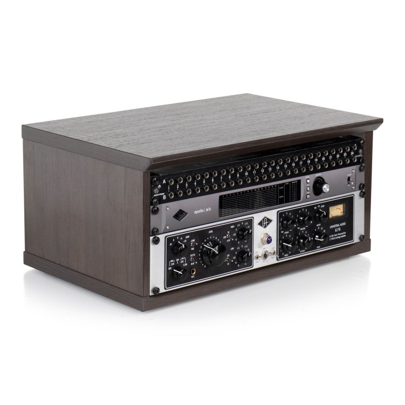 Gator GFW-ELITERK-4U-BRN Elite Series Furniture Desktop 4U Studio Rack, Brown 