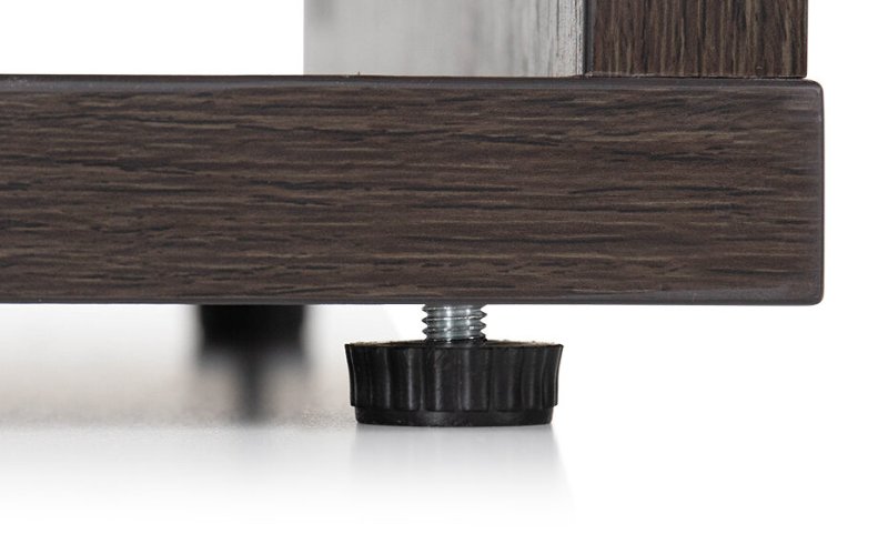 Gator GFW-ELITERK-4U-BRN Elite Series Furniture Desktop 4U Studio Rack, Brown 