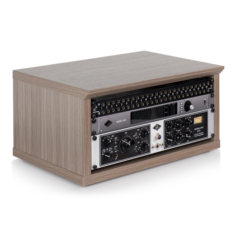 Gator GFW-ELITERK-4U-GRY Elite Series Furniture Desktop 4U Studio Rack, Grey 