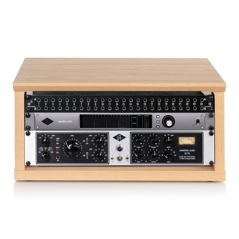 Gator GFW-ELITERK-4U-MPL Elite Series Furniture Desktop 4U Studio Rack, Maple 