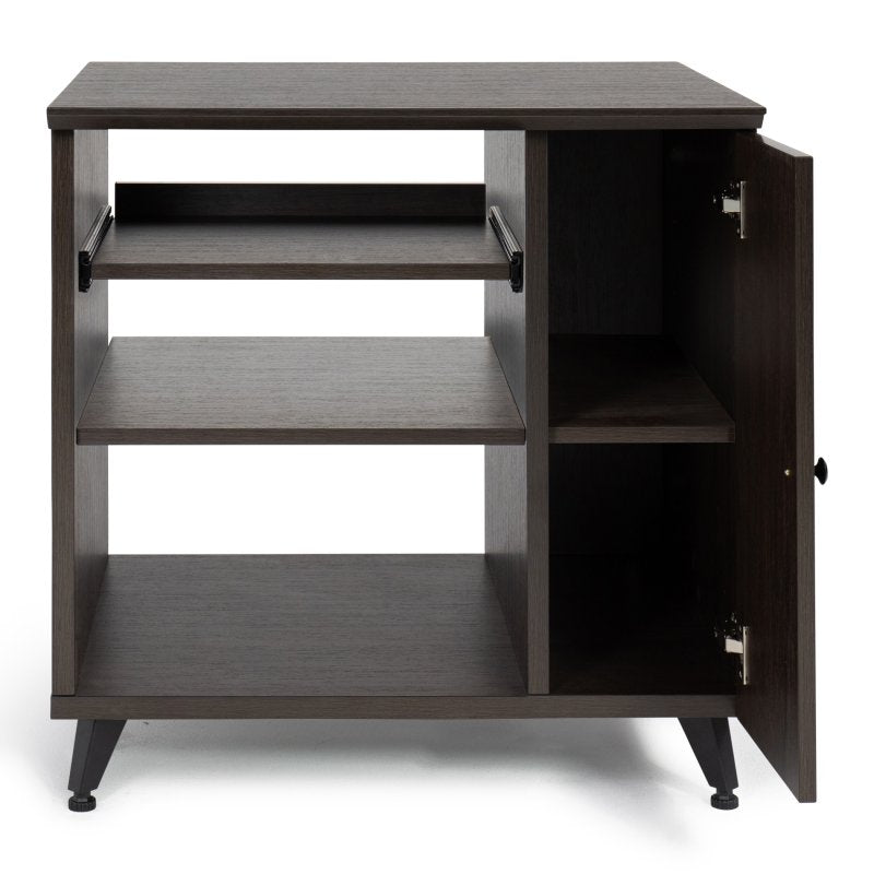 Gator Gfw Elitesidecar Brn Elite Series Sidecar Rack Cabinet With Shelf, Brown