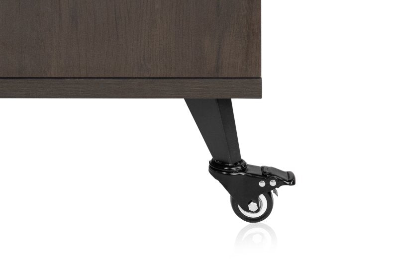 Gator Gfw Elitesidecar Brn Elite Series Sidecar Rack Cabinet With Shelf, Brown
