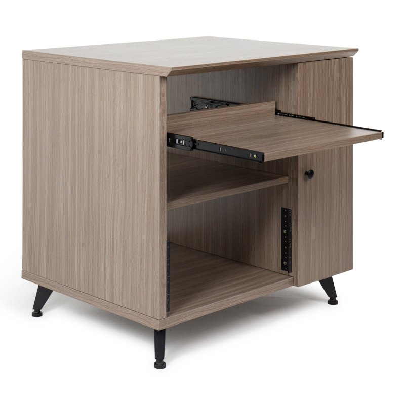 Gator Gfw Elitesidecar Gry Elite Series Sidecar Rack Cabinet With Shelf, Grey