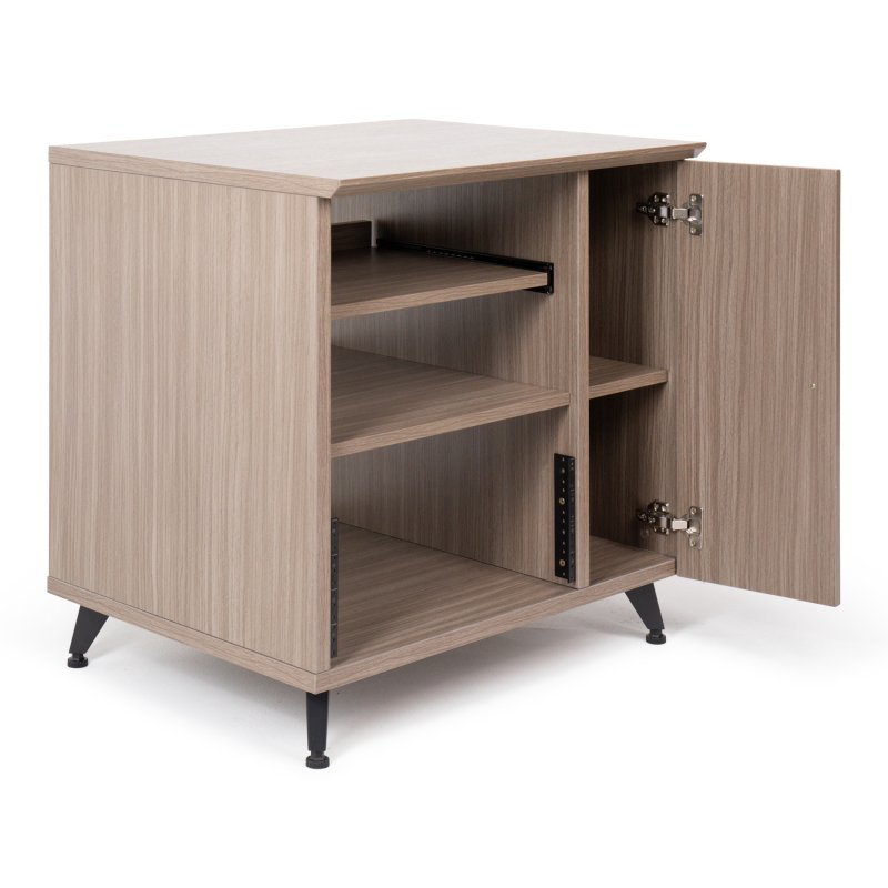 Gator Gfw Elitesidecar Gry Elite Series Sidecar Rack Cabinet With Shelf, Grey 