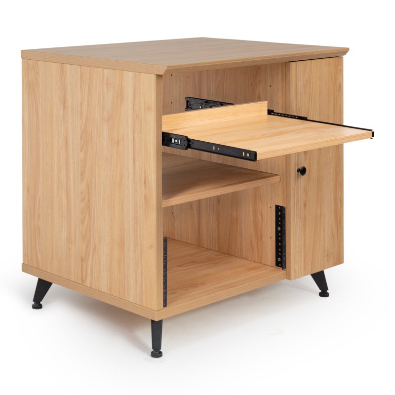 Gator Gfw Elitesidecar Mpl Elite Series Sidecar Rack Cabinet With Shelf, Maple 