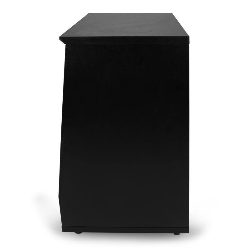 Gator GFW-ELITESTUDIORK12-BLK Elite Angled Studio Rack 12U, Black 