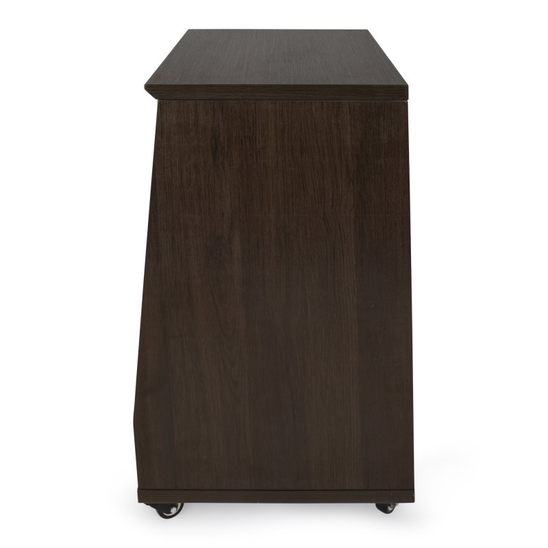 Gator GFW-ELITESTUDIORK12-BRN Elite Angled Studio Rack 12U, Brown 