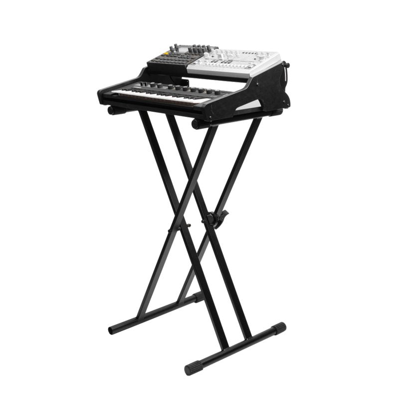 Gator GFW-ELTSYNTHOASIS32-BLK Frameworks Elite Series Synth Oasis for 32-Key MIDI Controllers, Black 