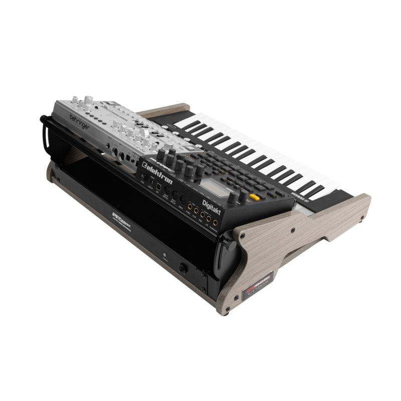 Gator GFW-ELTSYNTHOASIS32-GRY Frameworks Elite Series Synth Oasis for 32-Key MIDI Controllers, Gray