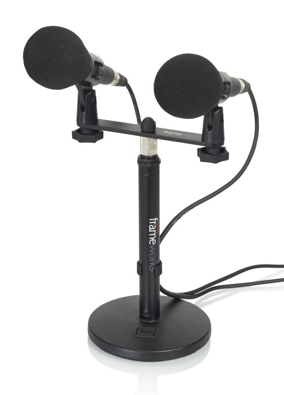 Gator GFW-MIC-1TO2 Frameworks 1-To-2 Mic Mount Bar 