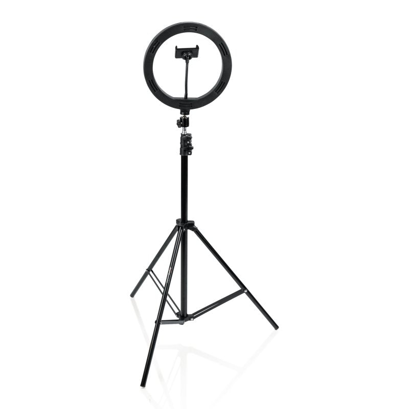 Gator Gfw Ringlighttripd Ring Light Tripod Stand With Phone Clamp 