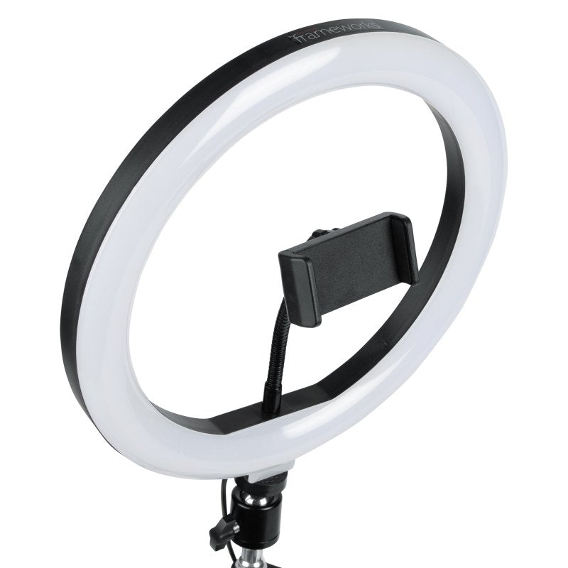 Gator Gfw Ringlighttripd Ring Light Tripod Stand With Phone Clamp 