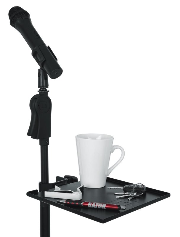 Gator GFW-SHELF0909 9" x 9" Clamp-On Microphone Accessory Shelf