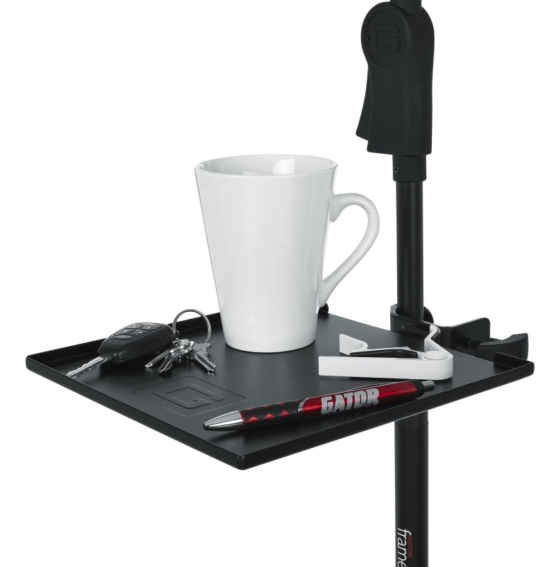 Gator GFW-SHELF0909 9" x 9" Clamp-On Microphone Accessory Shelf 